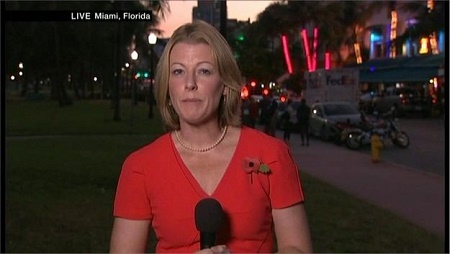 Laura Trevelyan reporting at Miami,Florida. Know more about her career, profession, BBC World News America, BBC News.